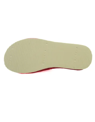 zapatilla de casa de toalla para mujer con suela de piso microporoso