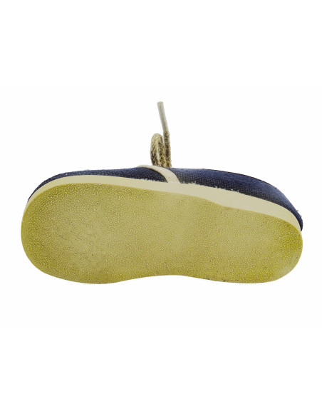 blucher para nino de cordones con un tejido de lino