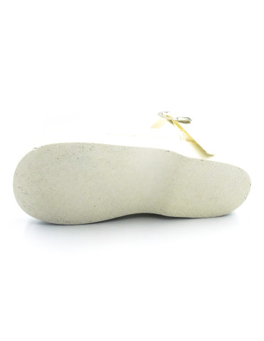 mercedita de raso para nina con doble lazo y hebilla