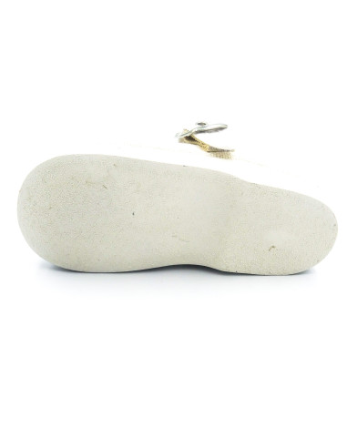 mercedita de lino para nina clasica con suela de goma