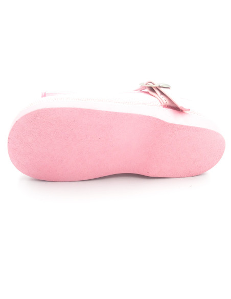 mercedita de lino para nina con un lazo en el empiene