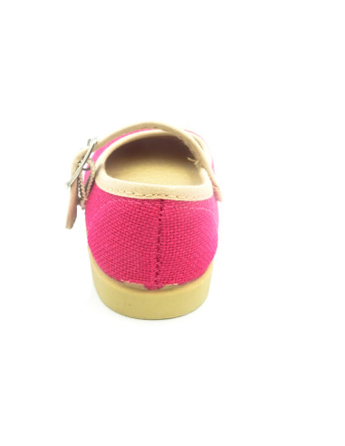 mercedita de lino con suela de goma