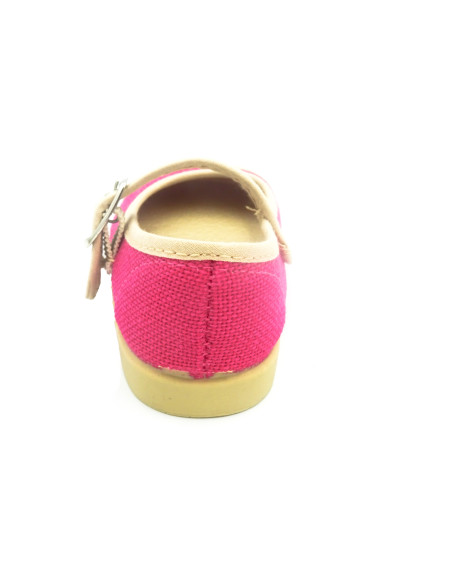 mercedita de lino con suela de goma