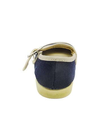 mercedita de lino con suela de goma