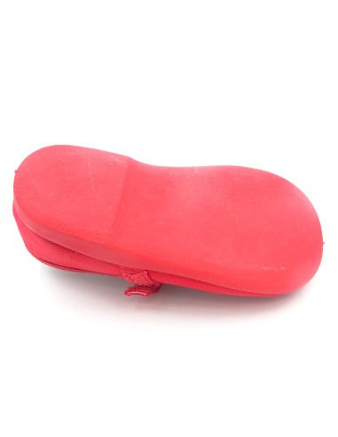 mercedita con un corazon de brillo para nina y suela de caucho