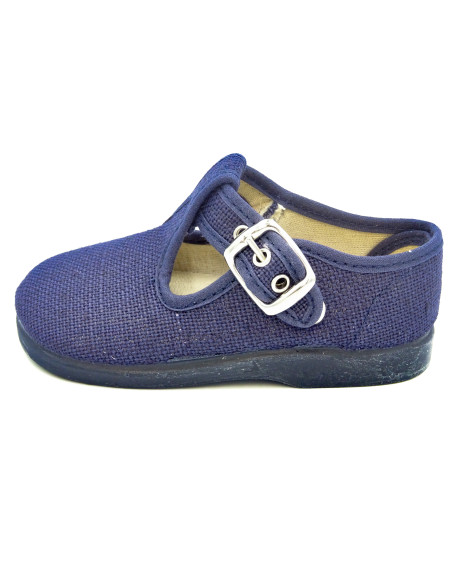 pepito de lino con suela de goma para nino