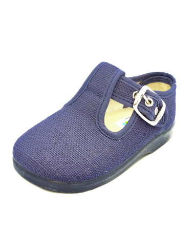 pepito de lino con suela de goma para nino
