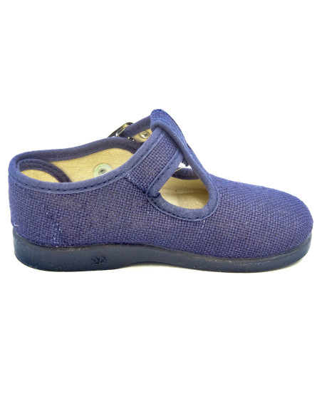 pepito de lino con suela de goma para nino