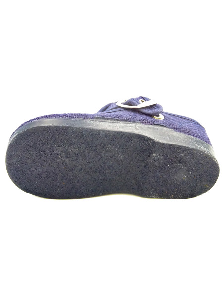 pepito de lino con suela de goma para nino