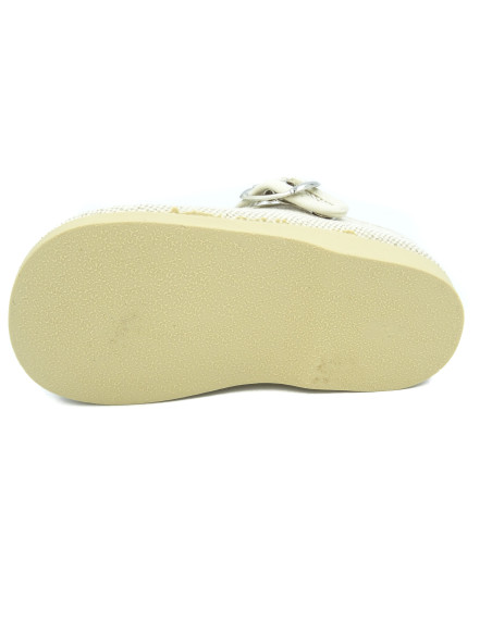 pepito de lino con suela de goma para nino