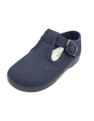 pepito de tela para nino con plantilla de textil y suela de goma