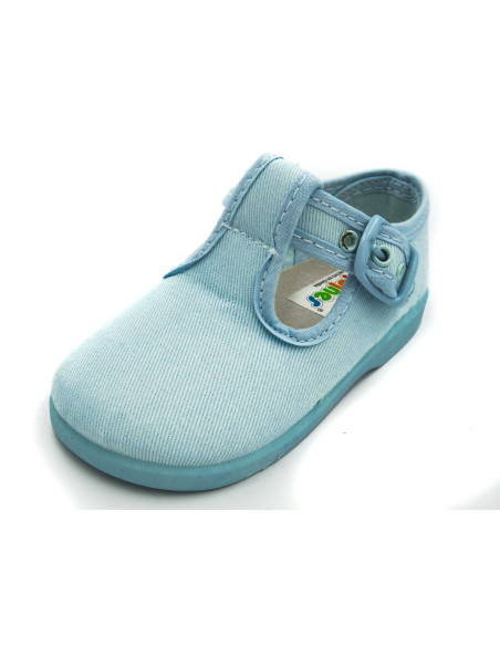 pepito de tela para nino con plantilla de textil y suela de goma