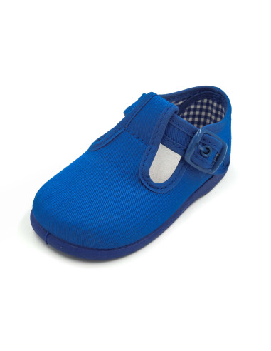 pepito de tela para nino con plantilla de textil y suela de goma