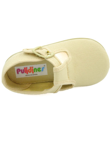 pepito de tela para nino con plantilla de textil y suela de goma