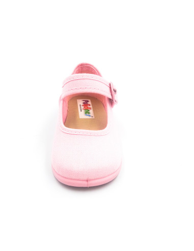 mercedita clasica de lona con suela de goma para nina