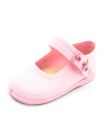 mercedita clasica de lona con suela de goma para nina