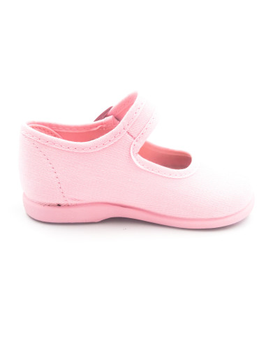 mercedita clasica de lona con suela de goma para nina