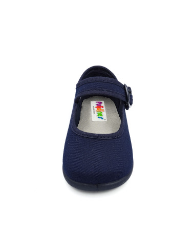 mercedita clasica de lona con suela de goma para nina