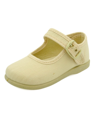 mercedita clasica de lona con suela de goma para nina
