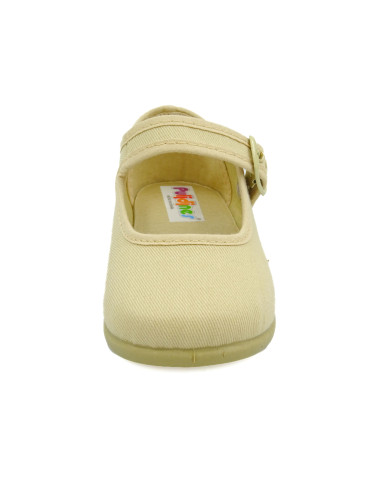 mercedita clasica de lona con suela de goma para nina