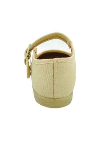 mercedita clasica de lona con suela de goma para nina