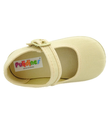 mercedita clasica de lona con suela de goma para nina