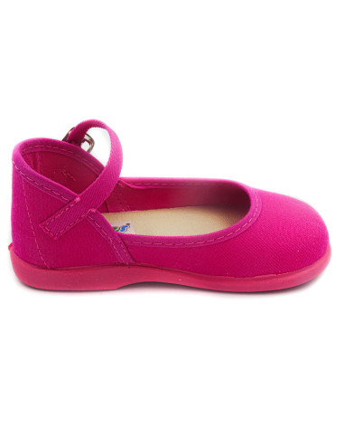 mercedita de tela con hebilla para nina