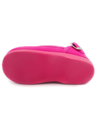 mercedita de tela con hebilla para nina