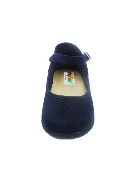 mercedita de tela con hebilla para nina