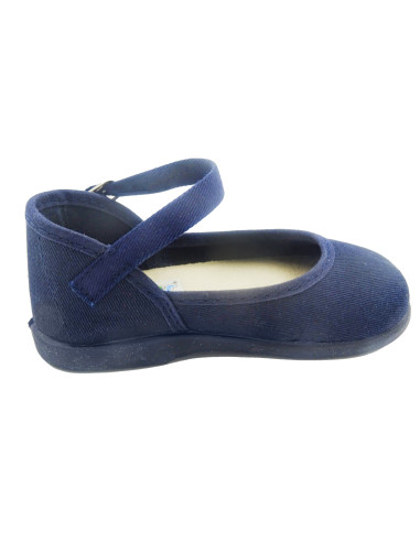 mercedita de tela con hebilla para nina