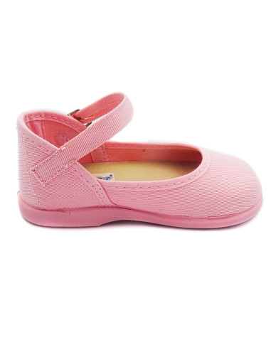 mercedita de tela con hebilla para nina