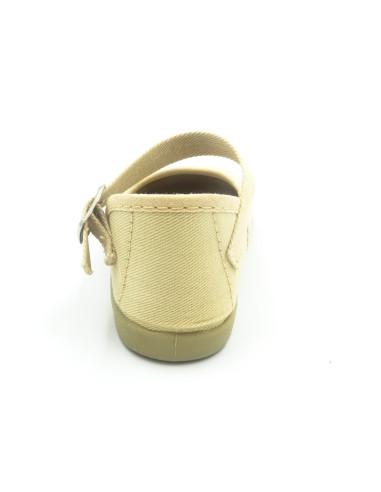 mercedita de tela con hebilla para nina