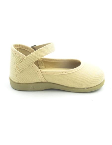 mercedita de tela con hebilla para nina