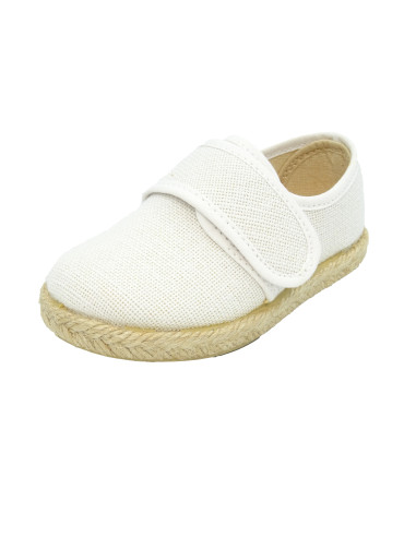 espartena para nino de lino con suela de goma