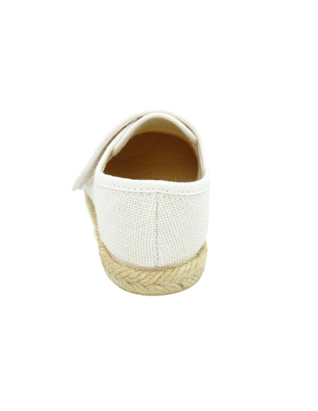 espartena para nino de lino con suela de goma