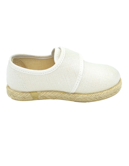 espartena para nino de lino con suela de goma