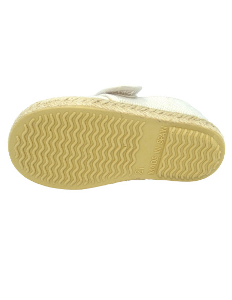 espartena para nino de lino con suela de goma