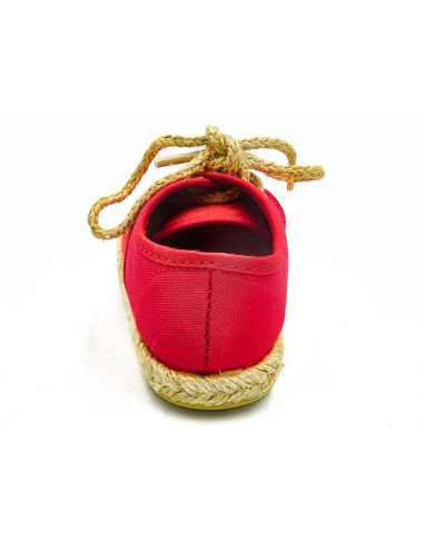 espartena de tela con suela de goma para nino