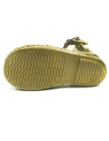 espartena con tejido de punto para nina