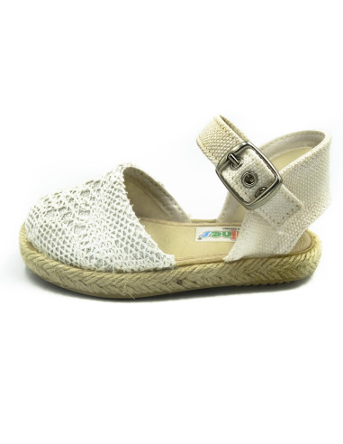 espartena con tejido de punto para nina