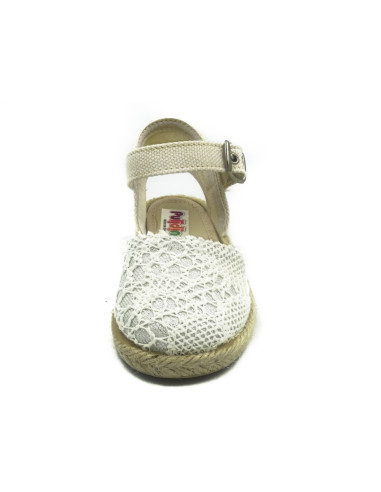 espartena con tejido de punto para nina