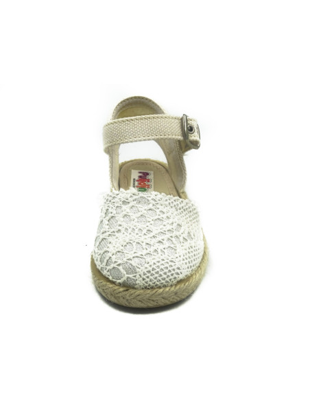 espartena con tejido de punto para nina