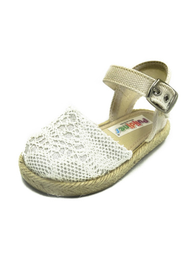 espartena con tejido de punto para nina