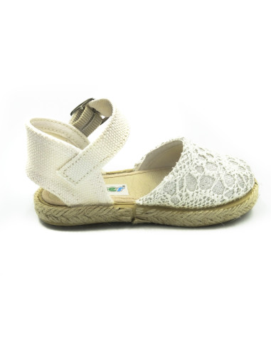 espartena con tejido de punto para nina