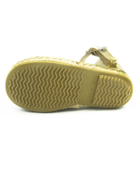 espartena con tejido de punto para nina