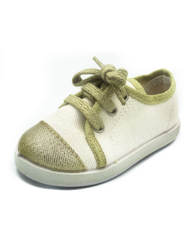 deportivo de brillos con suela de goma