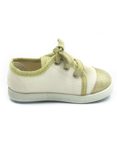 deportivo de brillos con suela de goma