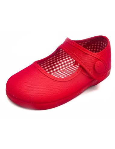 mercedita de tela con un boton de adorno de nina