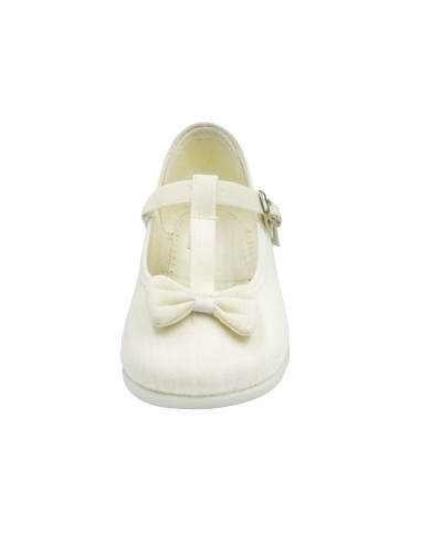 mercedita de tela con lazo para nina