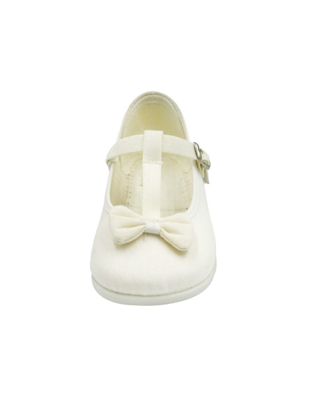 mercedita de tela con lazo para nina